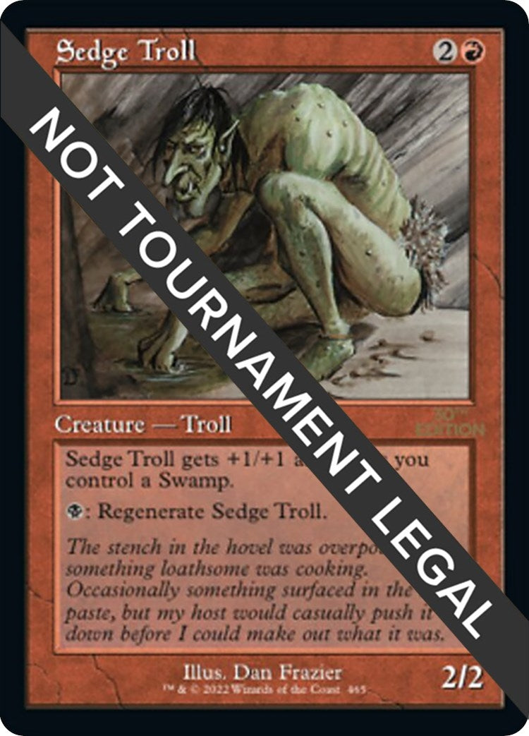 Image for Sedge Troll (Retro Frame) (465) - Magic: The Gathering