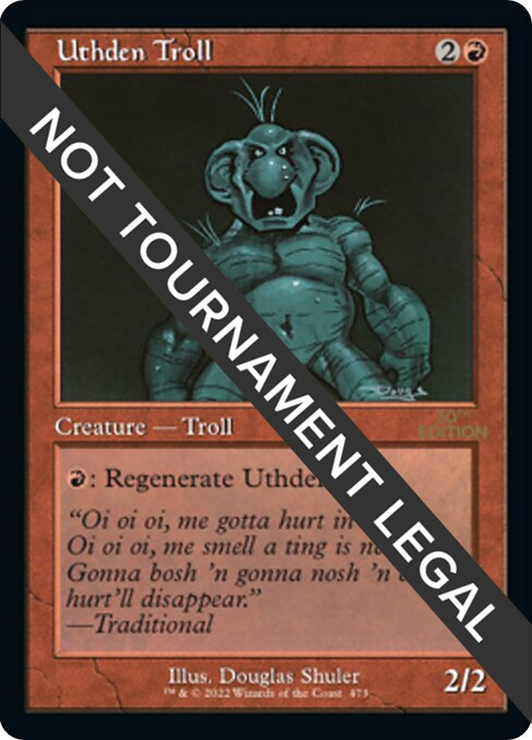 Image for Uthden Troll (Retro Frame) (473) - Magic: The Gathering