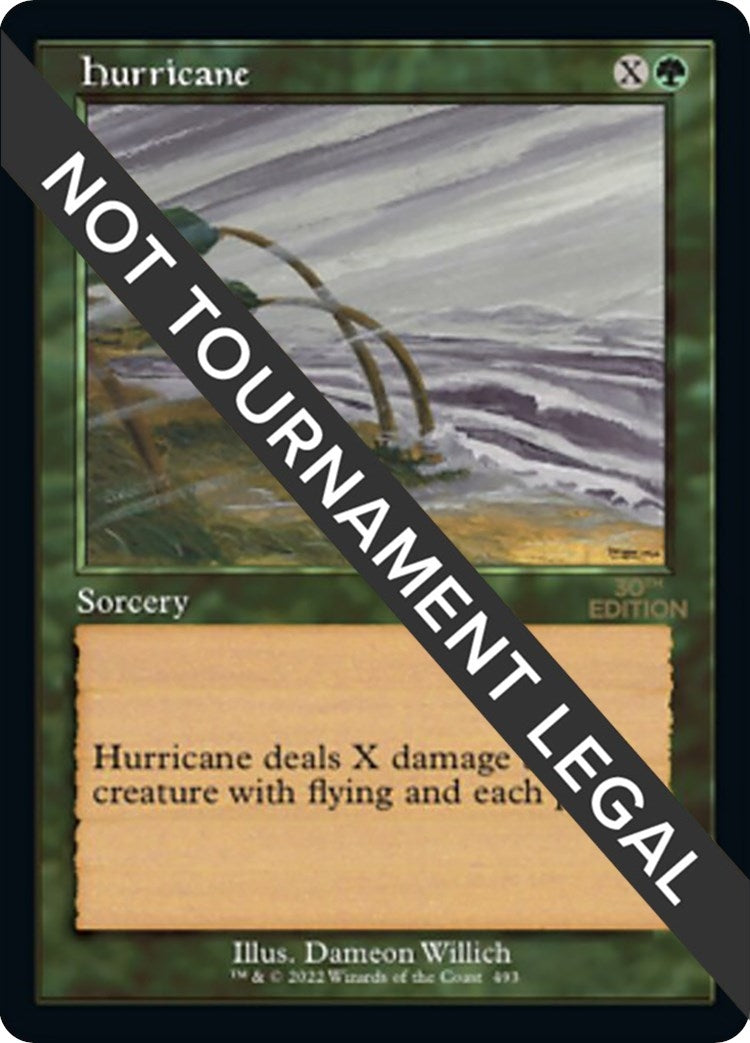 Image for Hurricane (Retro Frame) (493) - Magic: The Gathering