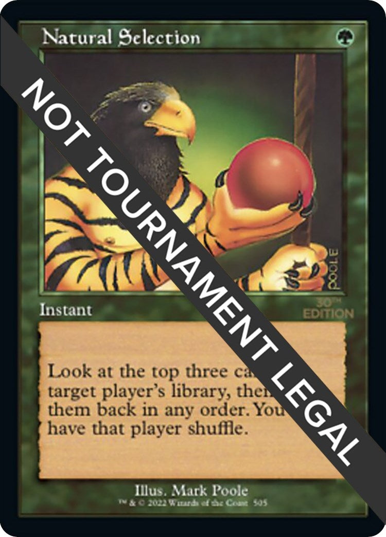 Image for Natural Selection (Retro Frame) (505) - Magic: The Gathering