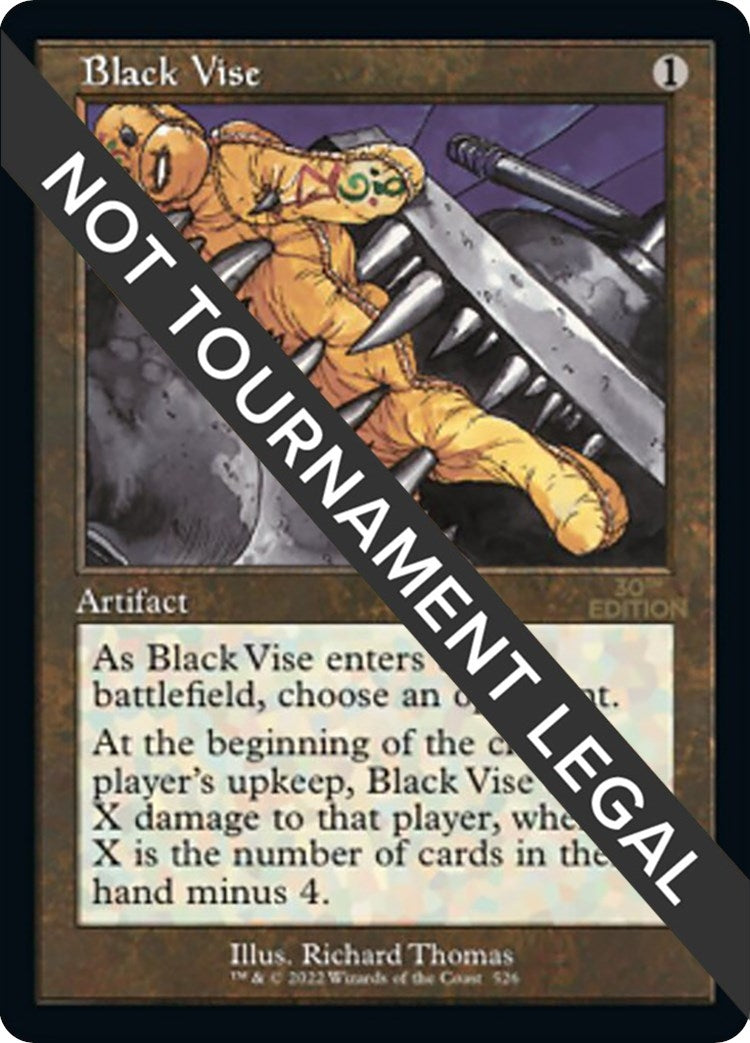 Image for Black Vise (Retro Frame) (526) - Magic: The Gathering