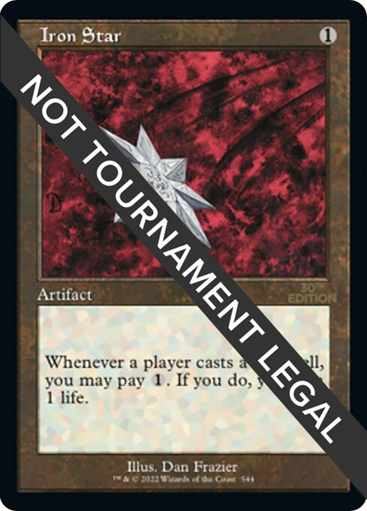 Image for Iron Star (Retro Frame) (544) - Magic: The Gathering