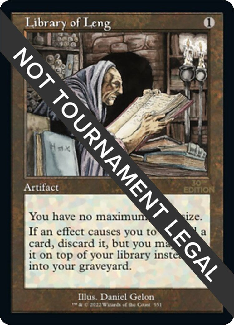 Image for Library of Leng (Retro Frame) (551) - Magic: The Gathering