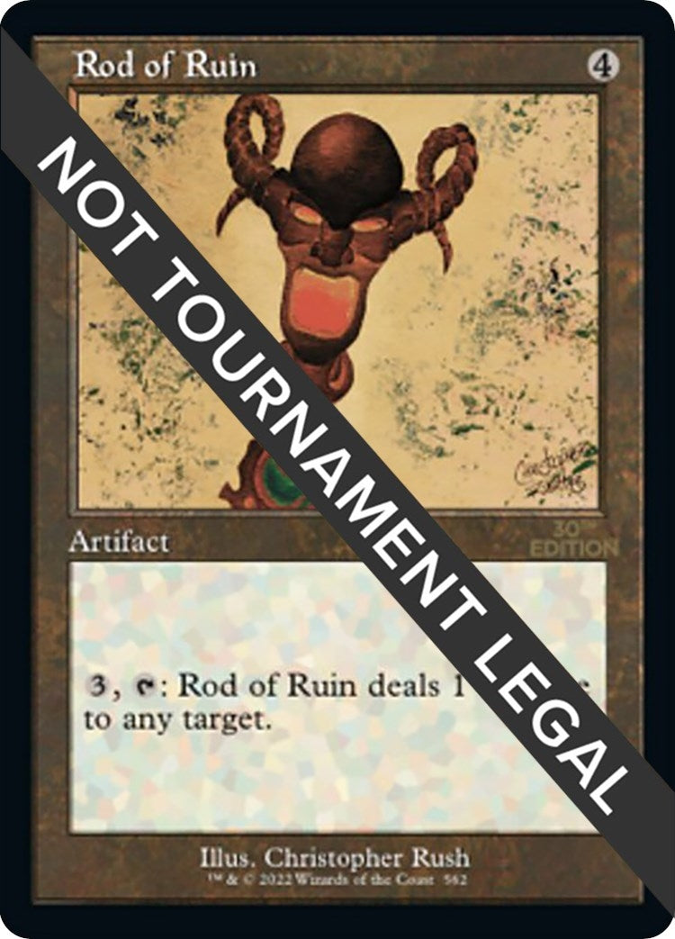Image for Rod of Ruin (Retro Frame) (562) - Magic: The Gathering