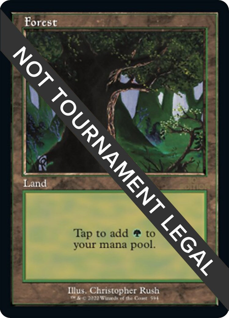 Image for Forest (594) (Retro Frame) (594) - Magic: The Gathering