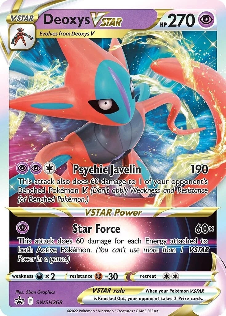 Image for Deoxys VSTAR - SWSH268 (SWSH268) (SWSD) - Pokemon