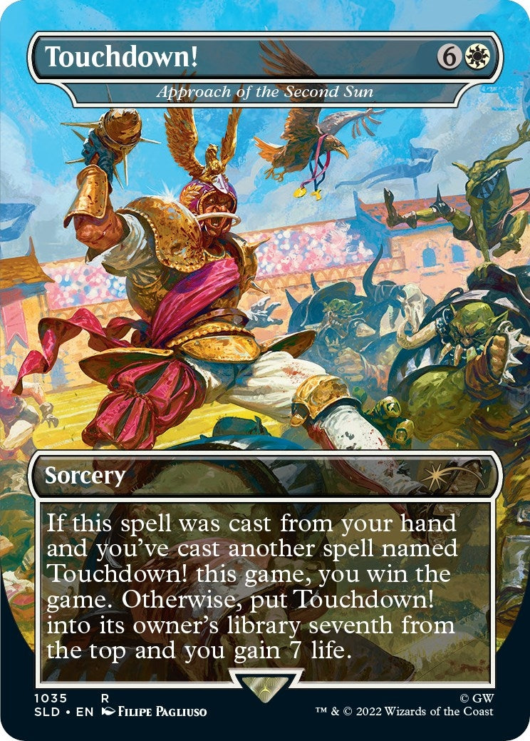 Image for Touchdown! - Approach of the Second Sun (Borderless) (1035) - Magic: The Gathering