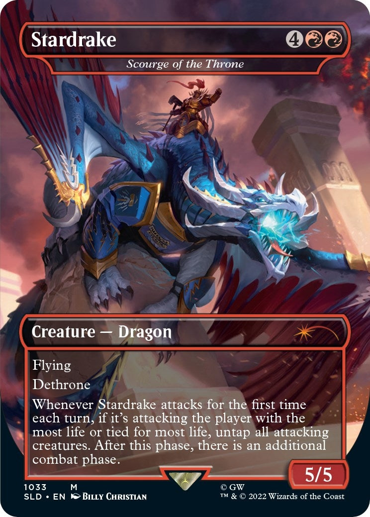 Image for Stardrake - Scourge of the Throne (Borderless) (1033) - Magic: The Gathering