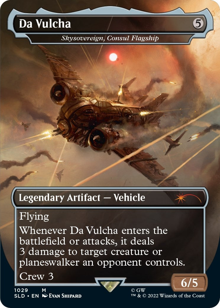 Image for Da Vulcha - Skysovereign, Consul Flagship (Borderless) (1029) - Magic: The Gathering