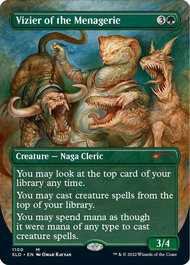 Image for Vizier of the Menagerie (Borderless) (1100) - Magic: The Gathering