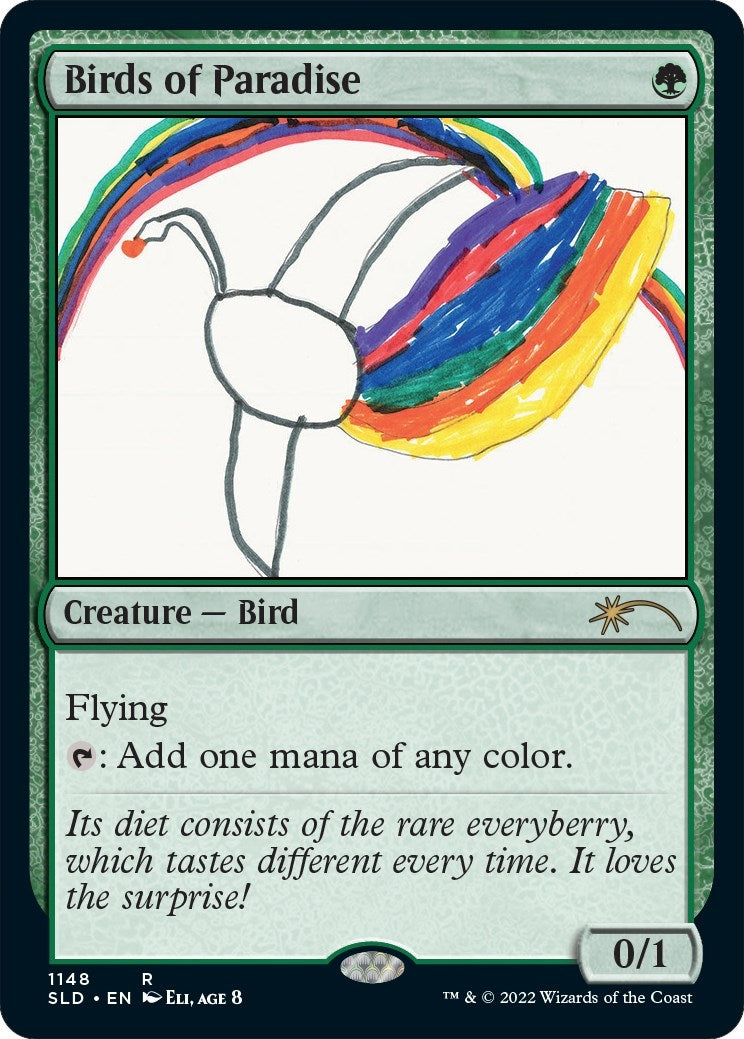 Image for Birds of Paradise (1148) (1148) - Magic: The Gathering