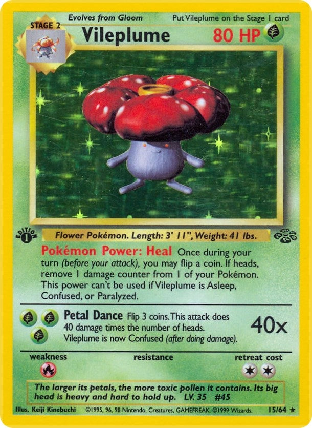 Image for Vileplume (15) (15/64) (JU) - Pokemon