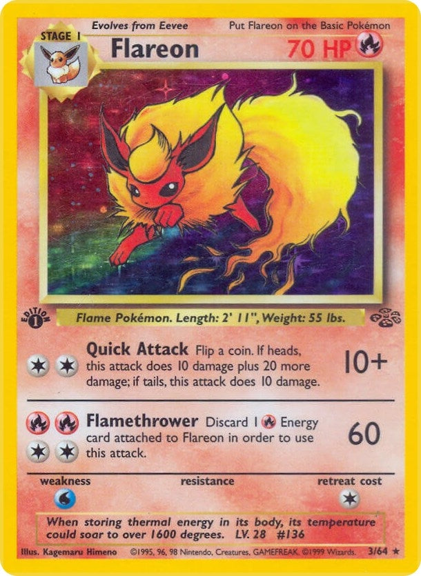 Image for Flareon (3) (03/64) (JU) - Pokemon