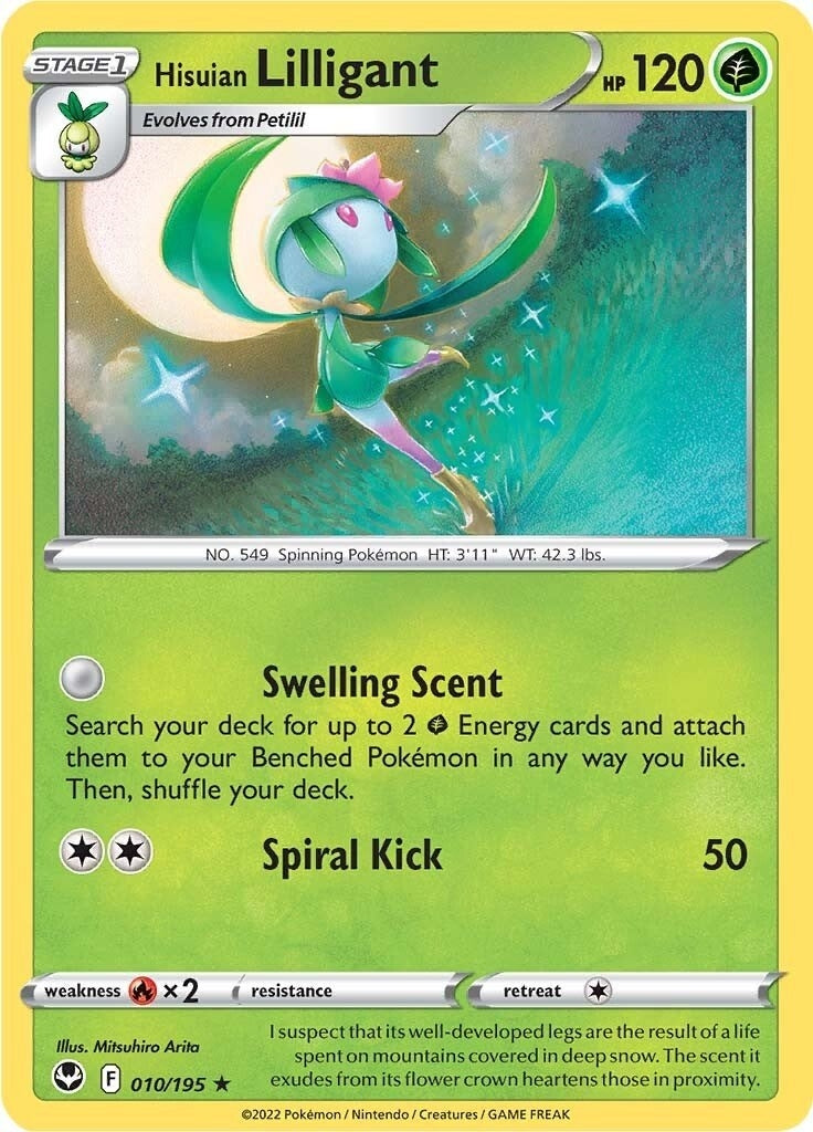 Image for Hisuian Lilligant (010/195) (SWSH12) - Pokemon