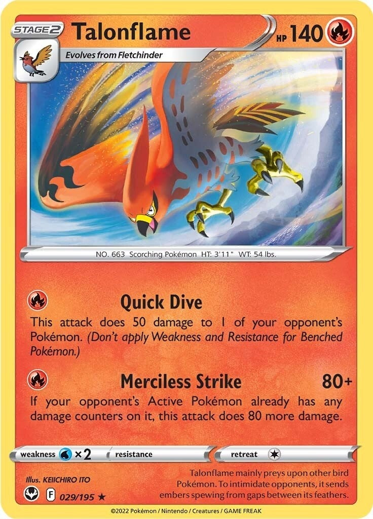 Image for Talonflame (029/195) (SWSH12) - Pokemon