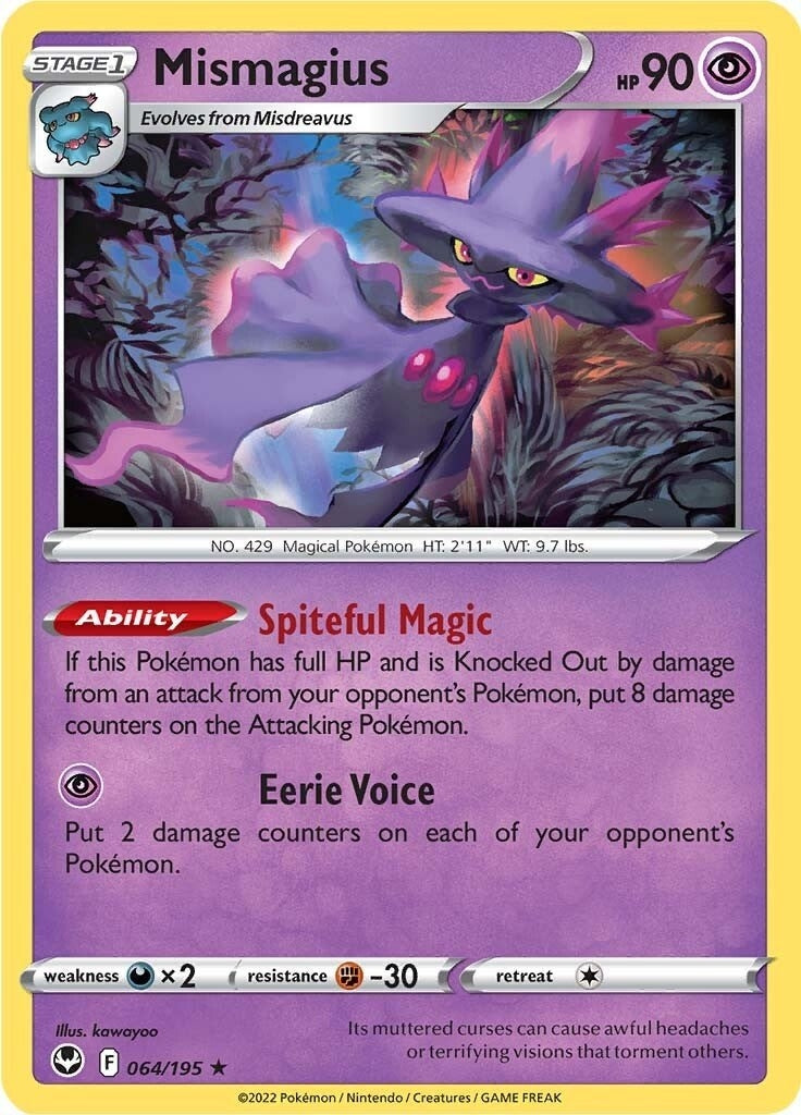 Image for Mismagius (064/195) (SWSH12) - Pokemon