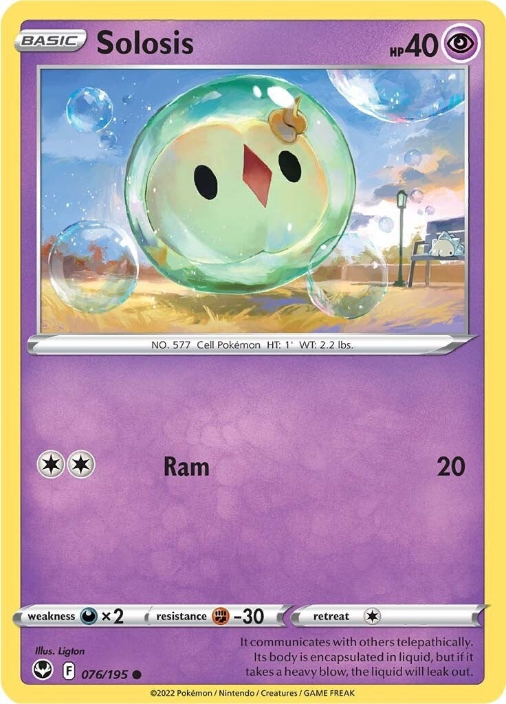 Image for Solosis (076/195) (SWSH12) - Pokemon