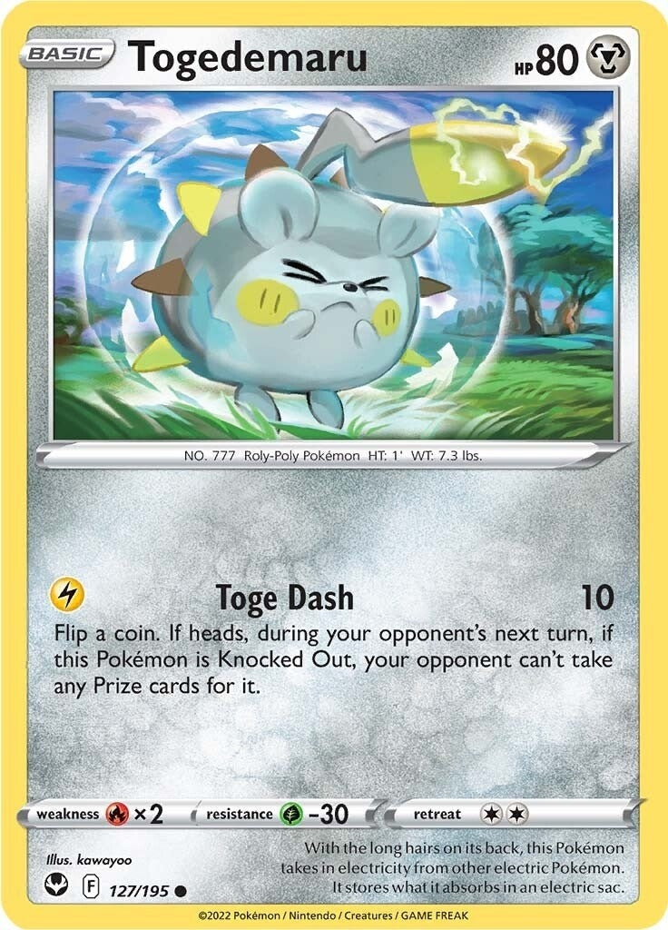 Image for Togedemaru (127/195) (SWSH12) - Pokemon
