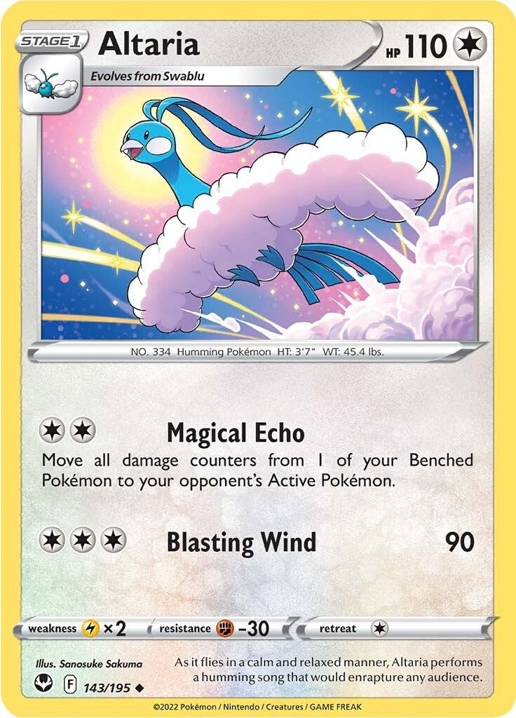 Image for Altaria (143/195) (SWSH12) - Pokemon