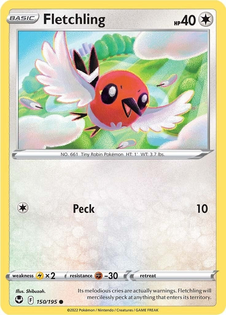 Image for Fletchling (150/195) (SWSH12) - Pokemon