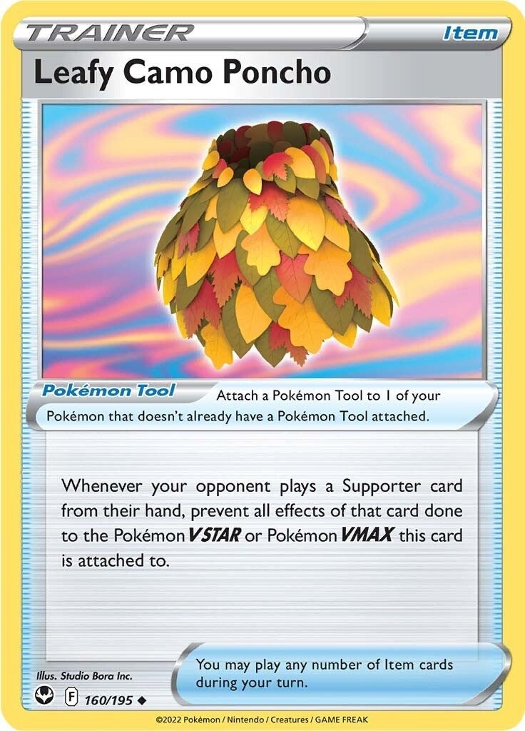 Image for Leafy Camo Poncho (160/195) (SWSH12) - Pokemon
