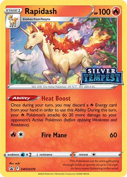 Image for Rapidash - SWSH270 (Prerelease) (SWSH270) (SWSD) - Pokemon