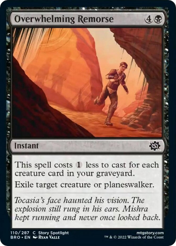 Image for Overwhelming Remorse (110) - Magic: The Gathering