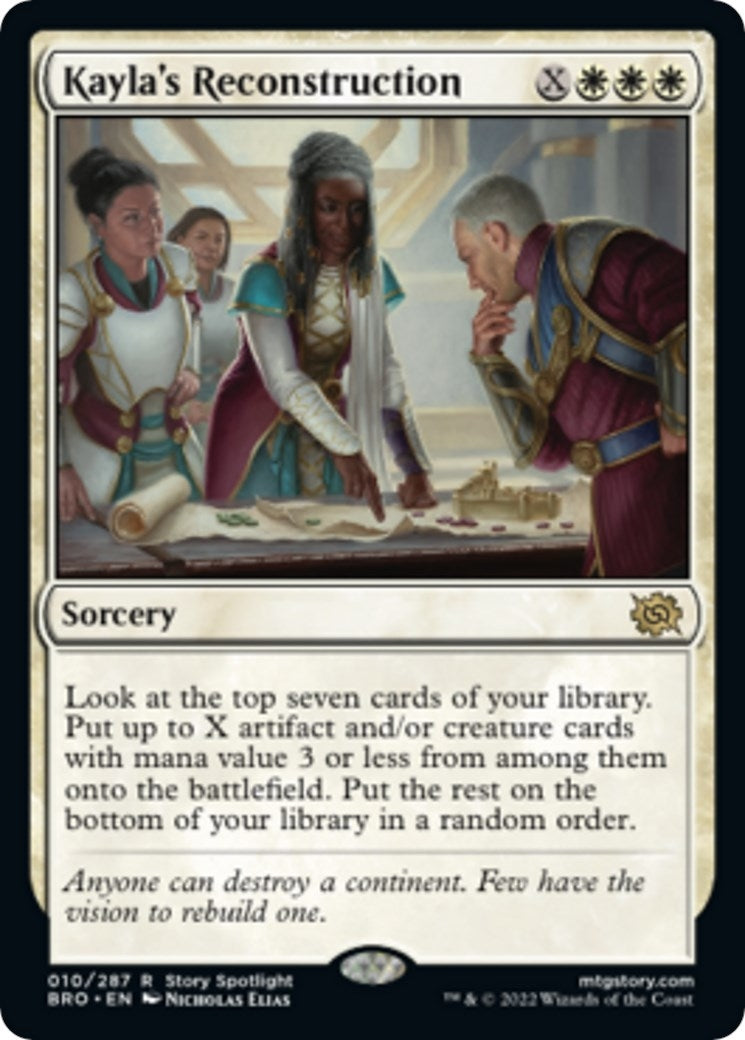 Image for Kayla's Reconstruction (10) - Magic: The Gathering
