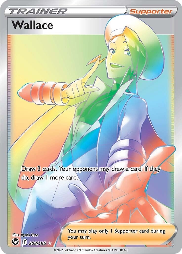 Image for Wallace (Secret) (208/195) (SWSH12) - Pokemon