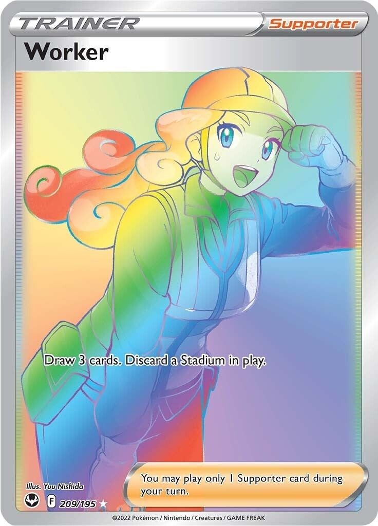Image for Worker (Secret) (209/195) (SWSH12) - Pokemon