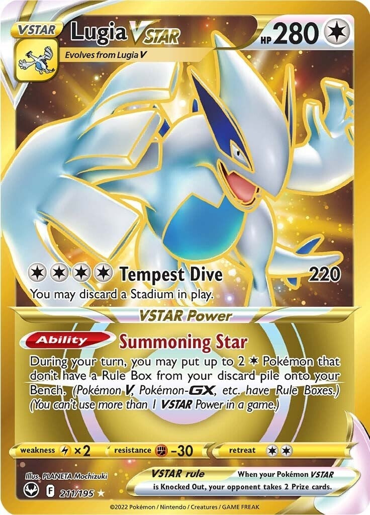 Image for Lugia VSTAR (Secret) (211) (211/195) (SWSH12) - Pokemon