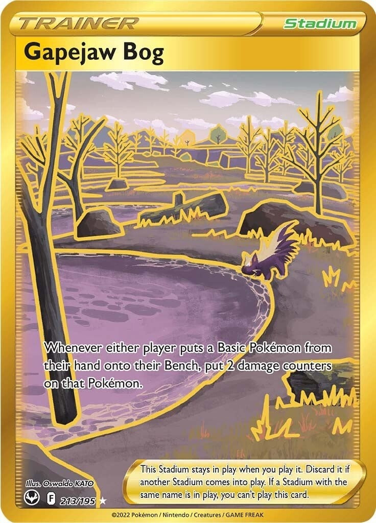 Image for Gapejaw Bog (213/195) (SWSH12) - Pokemon