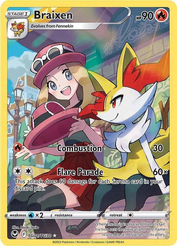 Image for Braixen (TG01/TG30) (SWSH12: TG) - Pokemon