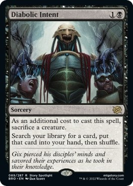 Image for Diabolic Intent (89) - Magic: The Gathering