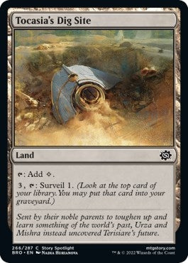 Image for Tocasia's Dig Site (266) (BRO) - Magic: The Gathering