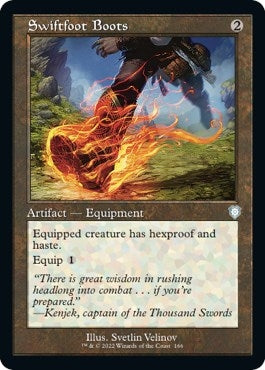 Image for Swiftfoot Boots (Retro Frame) (166) - Magic: The Gathering