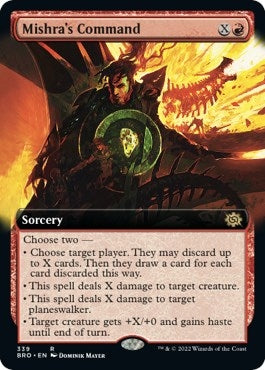Image for Mishra's Command (Extended Art) (339) - Magic: The Gathering