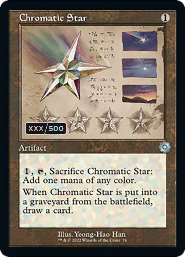 Image for Chromatic Star (Schematic) (Serial Numbered) (74) - Magic: The Gathering