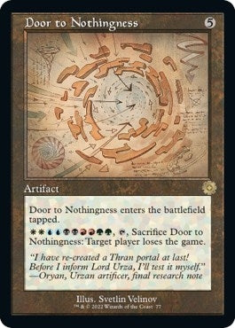 Image for Door to Nothingness (Schematic) (77) - Magic: The Gathering