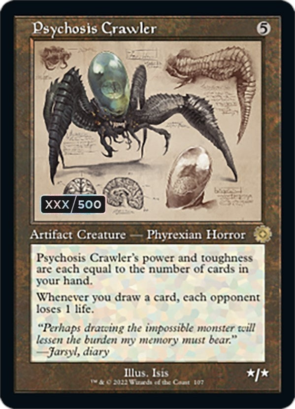 Image for Psychosis Crawler (Schematic) (Serial Numbered) (107) - Magic: The Gathering