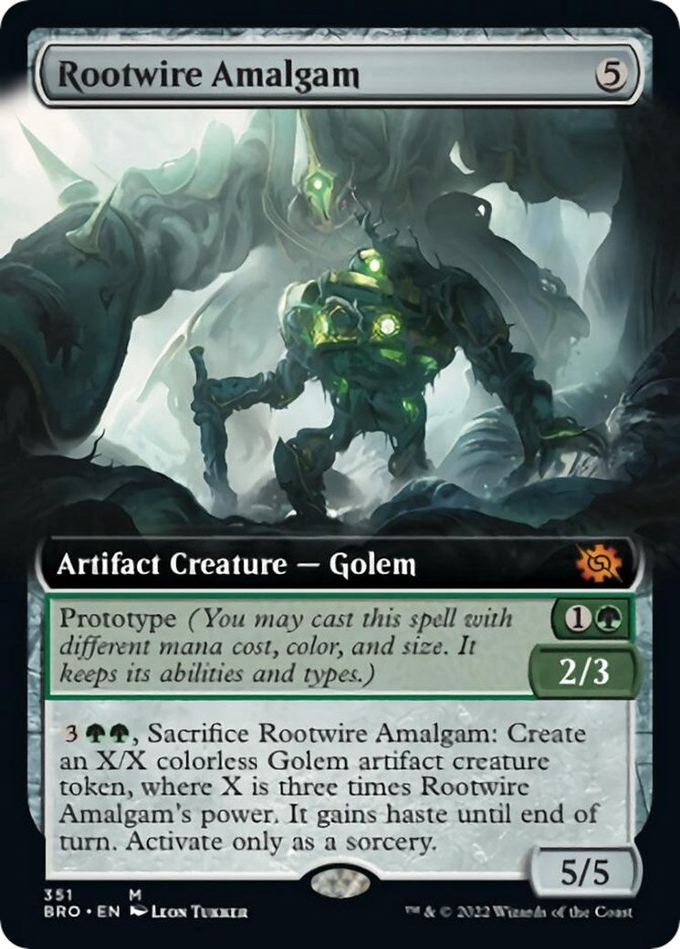 Image for Rootwire Amalgam (Extended Art) (351) (BRO) - Magic: The Gathering