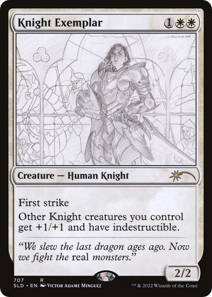 Image for Knight Exemplar (707) (707) (SLD) - Magic: The Gathering