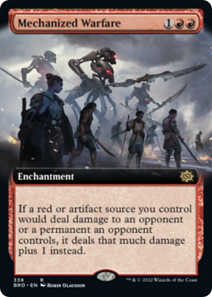Image for Mechanized Warfare (Extended Art) (338) - Magic: The Gathering