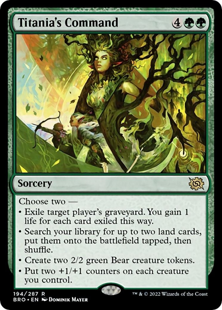 Image for Titania's Command (194) - Magic: The Gathering