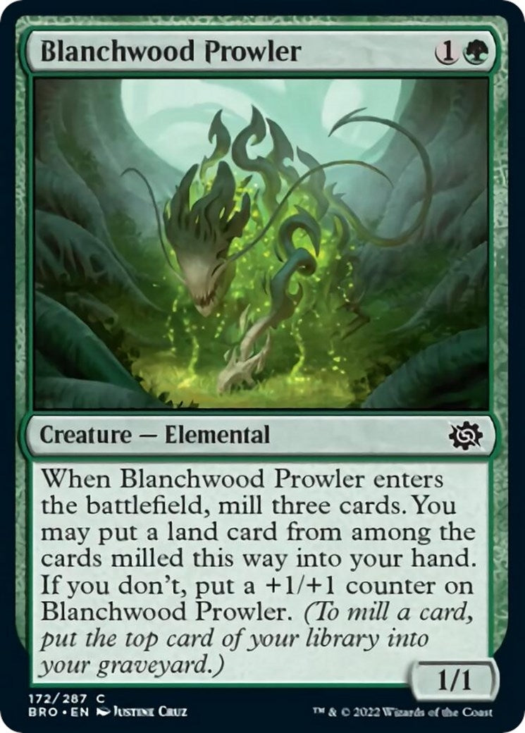 Image for Blanchwood Prowler (172) - Magic: The Gathering