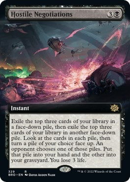 Image for Hostile Negotiations (Extended Art) (329) - Magic: The Gathering