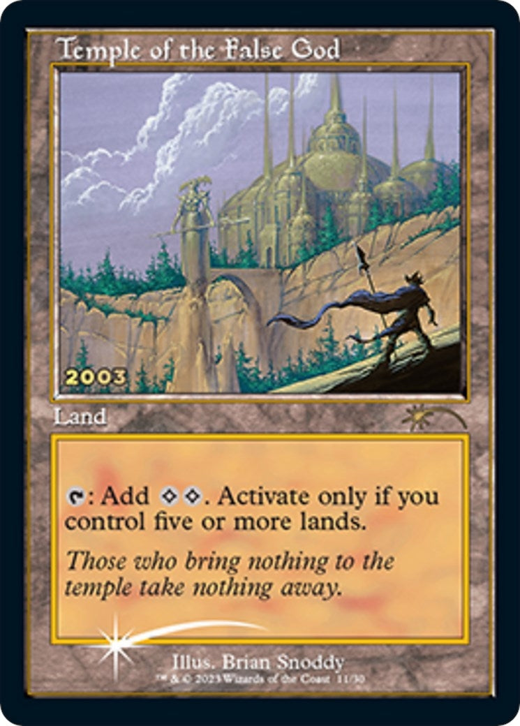 Image for Temple of the False God (11) (30A-P) - Magic: The Gathering