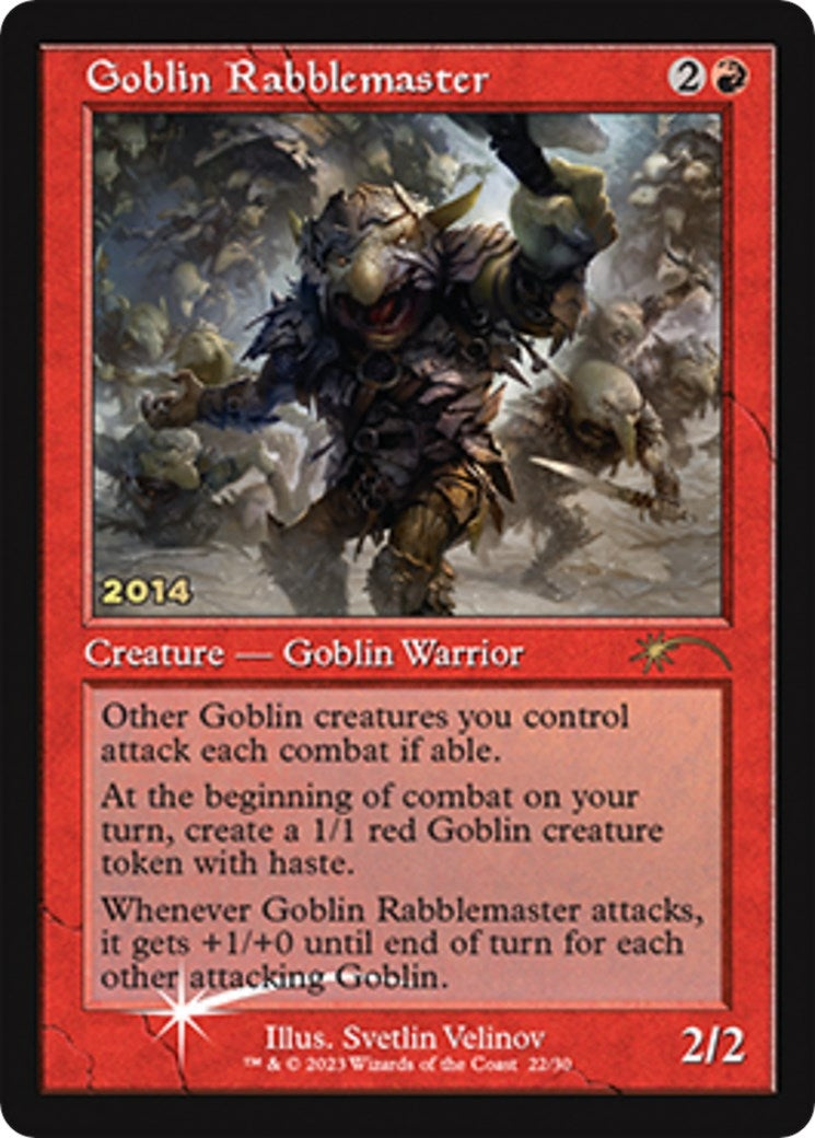 Image for Goblin Rabblemaster (22) - Magic: The Gathering