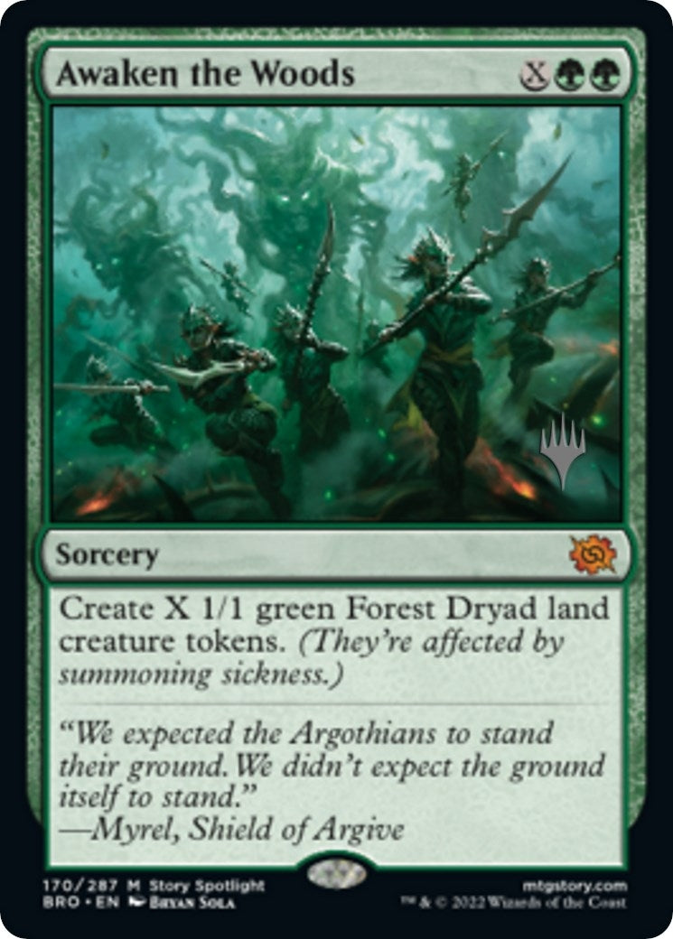 Image for Awaken the Woods (170) - Magic: The Gathering