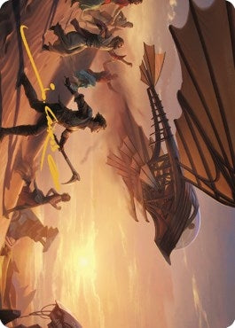 Image for Take Flight Art Card (Gold-Stamped Signature) (12) - Magic: The Gathering